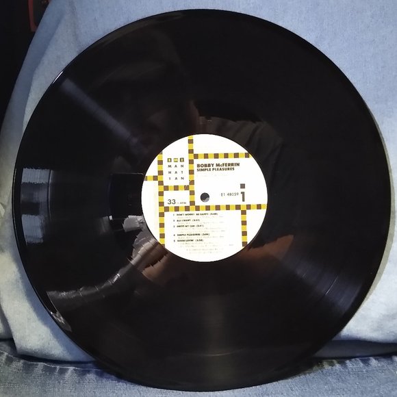 Bobby McFerrin Simple Pleasures 1988 Vinyl Record - Picture 3 of 4